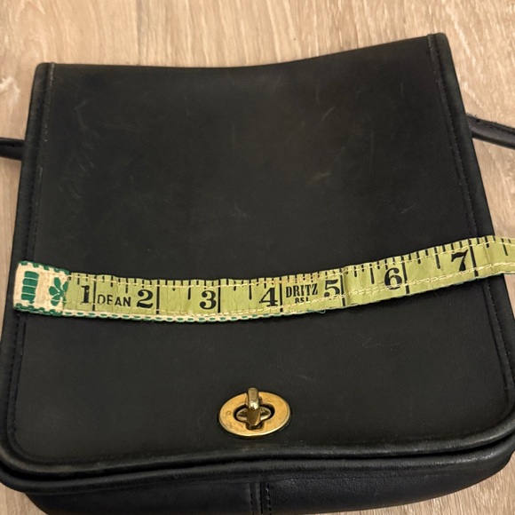 Coach Black Leather Tag - Picture 7 of 7